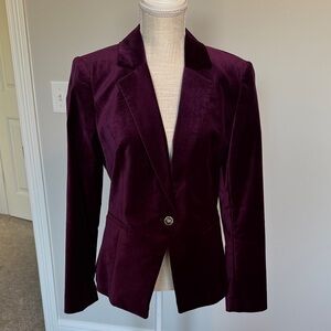 White House Black Market Velvet Blazer